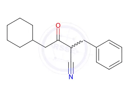 Chemical structure of 2-Benzyl-4-cyclohexyl-3-oxobutanenitrile