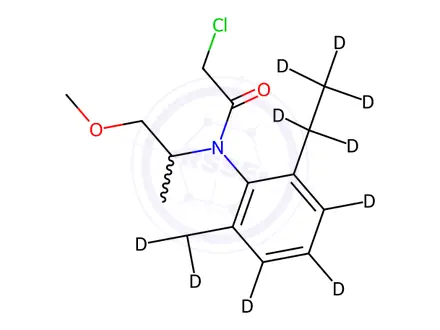 Chemical structure of Metolachlor-d11