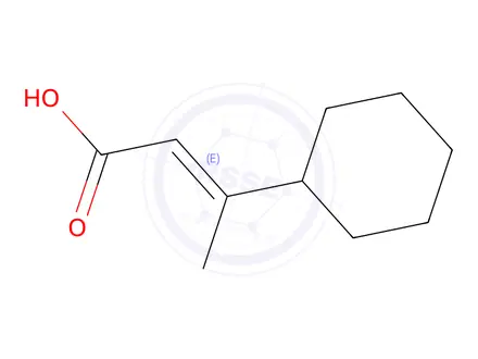 Chemical structure of (2E)-3-Cyclohexylbut-2-enoic acid