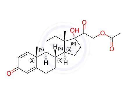 Chemical structure of Prednisolone Impurity 161