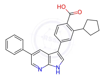 Chemical structure of GSK 650394
