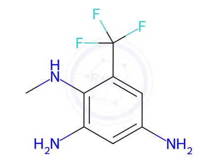 Chemical structure of N1-Methyl-6-(trifluoromethyl)benzene-1,2,4-triamine