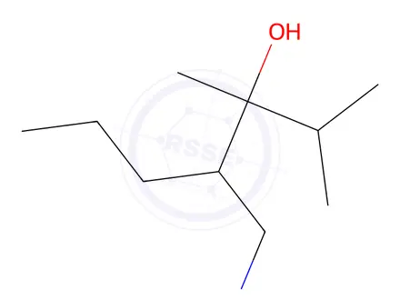 Chemical structure of 4-(Aminomethyl)-2,3-dimethylheptan-3-ol