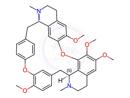 Chemical structure of Isotetrandrine