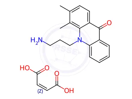 Chemical structure of ER 27319 Maleate