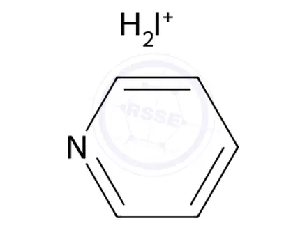 Chemical structure of Bis(pyridine)iodine(I) tetrafluoroborate