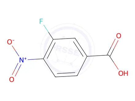Chemical structure of 4-NITRO-3-FLUOROBENZOIC ACID