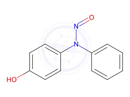 Chemical structure of N-Nitroso-4-Hydroxydiphenylamine