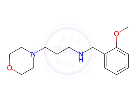 Chemical structure of (2-Methoxy-benzyl)-(3-morpholin-4-yl-propyl)-amine
