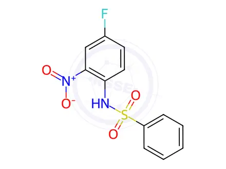Chemical structure of N-(4-Fluoro-2-nitrophenyl)benzenesulfonamide