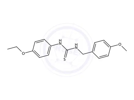 Chemical structure of 1-(4-Ethoxyphenyl)-3-(4-methoxybenzyl)thiourea