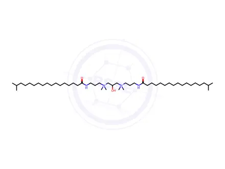 Chemical structure of HYDROXYPROPYL BISISOSTEARAMIDOPROPYLDIMONIUM CHLORIDE