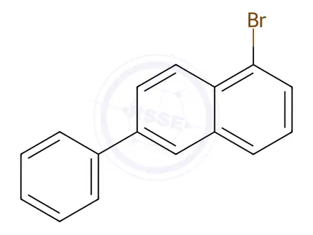 Chemical structure of Naphthalene, 1-bromo-6-phenyl-