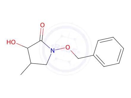 Chemical structure of 1-(Benzyloxy)-3-hydroxy-4-methylpyrrolidin-2-one