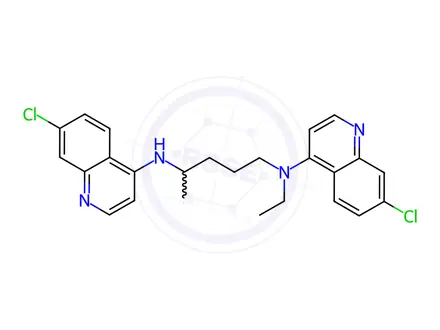 Chemical structure of Hydroxychloroquine Impurity J