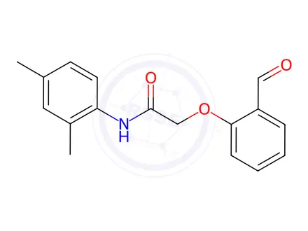 Chemical structure of N-(2,4-dimethylphenyl)-2-(2-formylphenoxy)acetamide