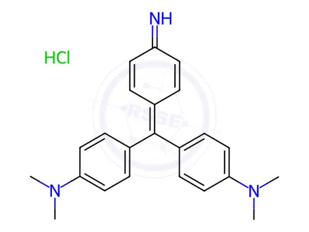 Chemical structure of Methylrosanilinium chloride Impurity A