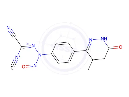 Chemical structure of Levosimendan Impurity 63