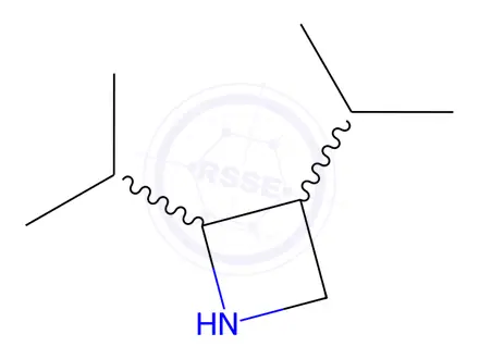 Chemical structure of 2,3-bis(propan-2-yl)azetidine