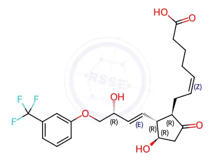Chemical structure of 9-Keto Fluprostenol