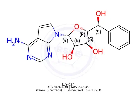 Chemical structure of LLY-284