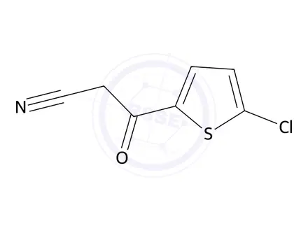 Chemical structure of 3-(5-Chlorothiophen-2-yl)-3-oxopropanenitrile