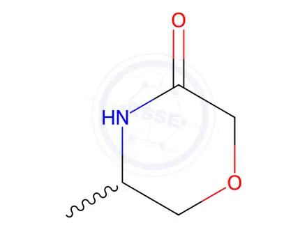 Chemical structure of 5-Methylmorpholin-3-one