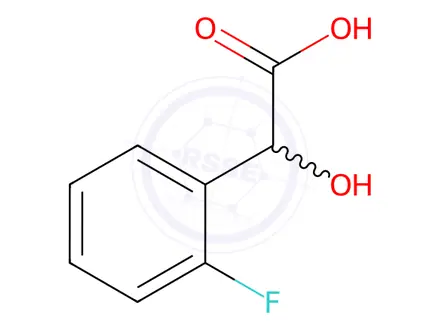 Chemical structure of 2-Fluoromandelic Acid