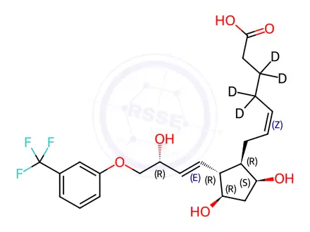 Chemical structure of Travoprost (282550-19-0)