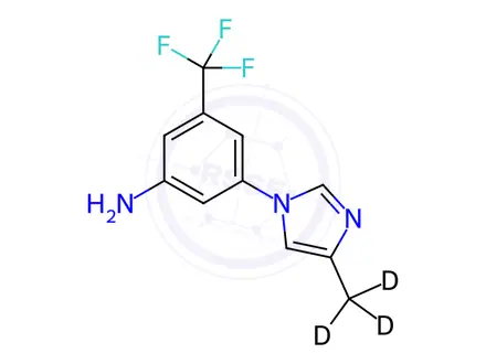 Chemical structure of Nilotinib EP Impurity A-D3