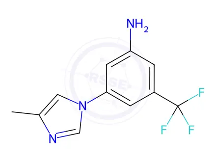 Chemical structure of Nilotinib EP Impurity A (Nilotinib USP Related Compound A)