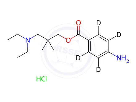 Chemical structure of Dimethocaine-d4 Hydrochloride