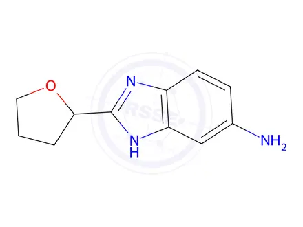 Chemical structure of 2-(Oxolan-2-yl)-1H-1,3-benzodiazol-5-amine