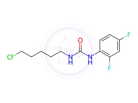 Chemical structure of N-(5-Chloropentyl)-N'-(2,4-difluorophenyl)urea