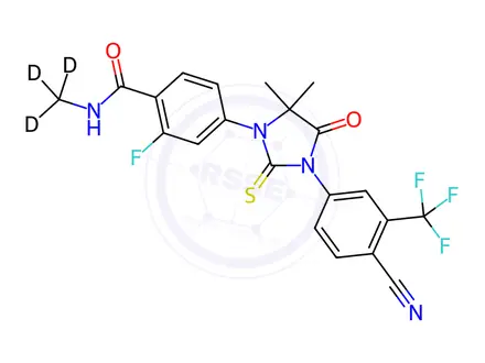 Chemical structure of Enzalutamide D3