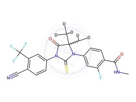 Chemical structure of Enzalutamide D6
