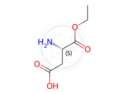 Chemical structure of 1-Ethyl hydrogen L-aspartate