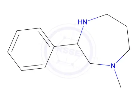 Chemical structure of 1-Methyl-3-phenyl-1,4-diazepane