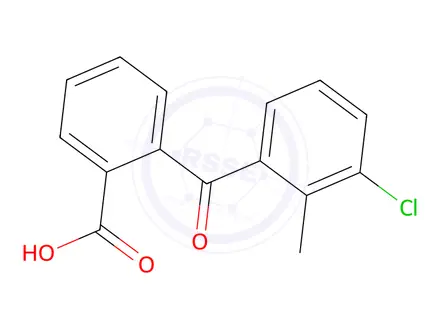Chemical structure of 2-(3-Chloro-2-methylbenzoyl)benzoic acid