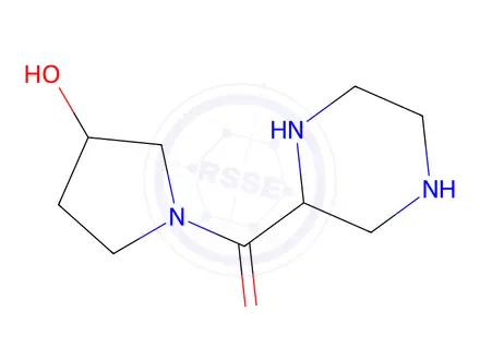 Chemical structure of (3-Hydroxypyrrolidin-1-yl)(piperazin-2-yl)methanone