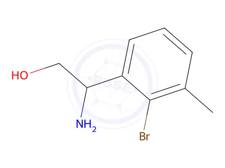 Chemical structure of 2-AMINO-2-(2-BROMO-3-METHYLPHENYL)ETHAN-1-OL
