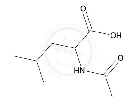 Chemical structure of N-Acetyl-DL-Leucine