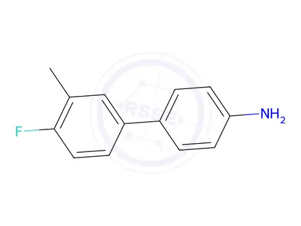 Chemical structure of 4-(4-Fluoro-3-methylphenyl)aniline