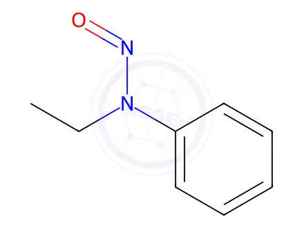 Chemical structure of N-Nitroso-N-ethylaniline