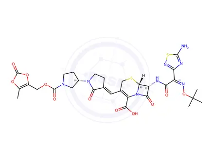 Chemical structure of Ceftobiprole Impurity 92