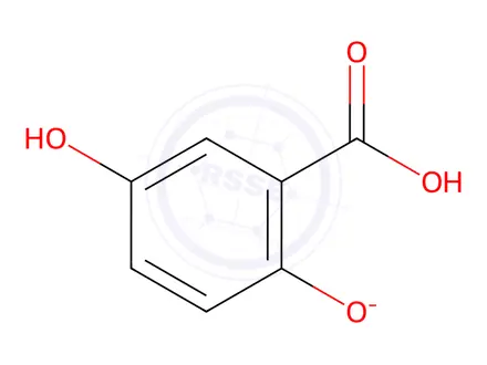 Chemical structure of Gentisic Acid Sodium Hydrate