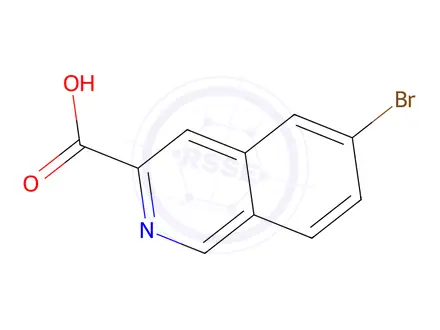 Chemical structure of 6-bromoisoquinoline-3-carboxylic Acid