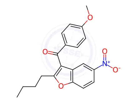 Chemical structure of Dronedarone Impurity 1