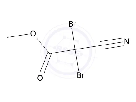 Chemical structure of Methyl 2,2-dibromo-2-cyanoacetate