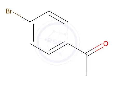 Chemical structure of 4-Bromoacetophenone